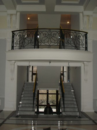 Schodiště - návrh zábradlí/ Treppenhaus - Geländergestaltung